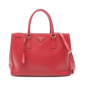 PRADA Red Leather Saffiano Bag